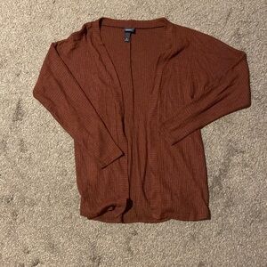 Mid length cardigan.